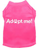 Pet Dog & Cat Shirt Screen Printed, Adopt Me