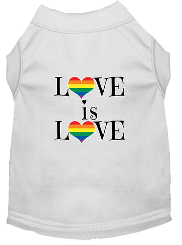 Pet Shirt Love Is Love