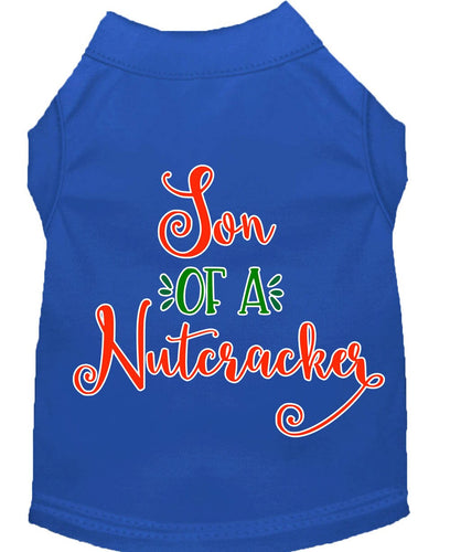 Christmas Pet Dog & Cat Shirt Screen Printed, Son Of A Nutcracker