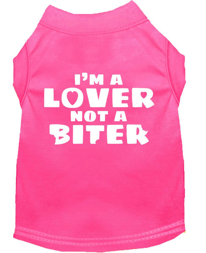 Pet Shirt I'm A Lover, Not A Biter