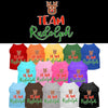 Christmas Pet Dog & Cat Shirt Screen Printed, Team Rudolph