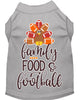 Pet Dog and Cat Shirt Screen Printed, Family, Food & Football