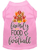 Pet Dog and Cat Shirt Screen Printed, Family, Food & Football