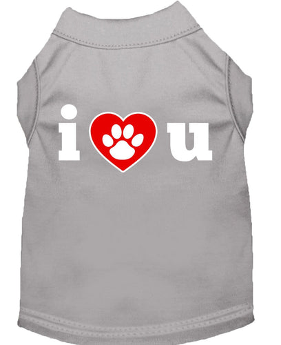 Pet Shirt I Love You