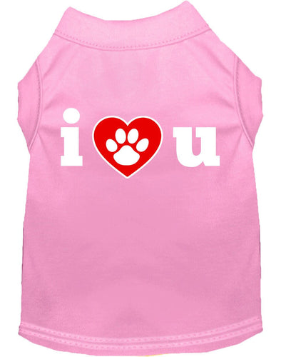 Pet Shirt I Love You