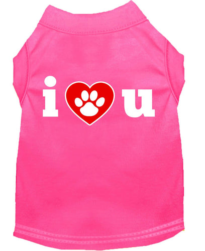 Pet Shirt I Love You
