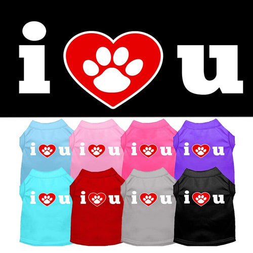 Pet Shirt I Love You
