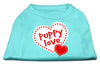 Pet Dog & Cat Shirt Screen Printed, Puppy Love
