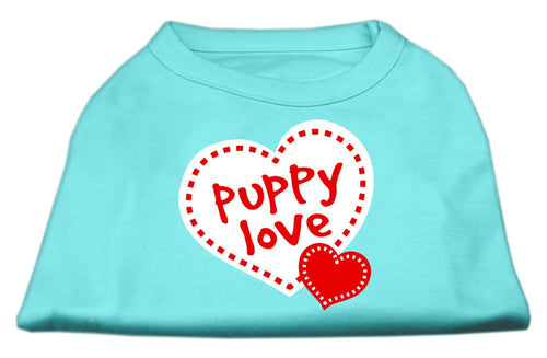 Pet Dog & Cat Shirt Screen Printed, Puppy Love