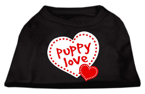 Pet Dog & Cat Shirt Screen Printed, Puppy Love