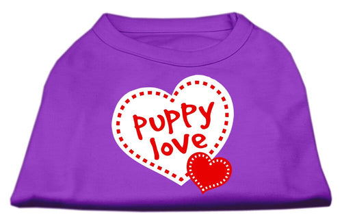 Pet Dog & Cat Shirt Screen Printed, Puppy Love