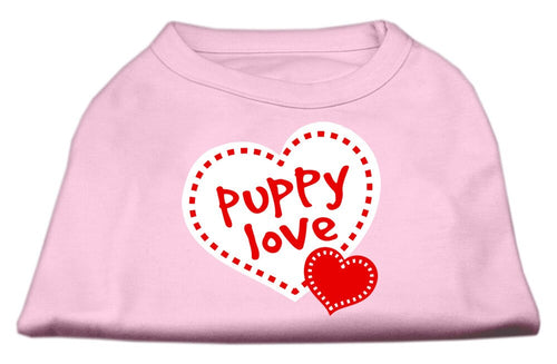 Pet Dog & Cat Shirt Screen Printed, Puppy Love