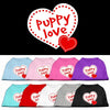 Pet Dog & Cat Shirt Screen Printed, Puppy Love