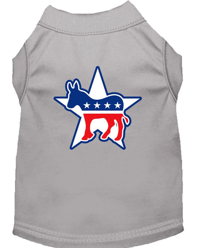 Pet Dog & Cat Shirt Screen Printed, Democrat