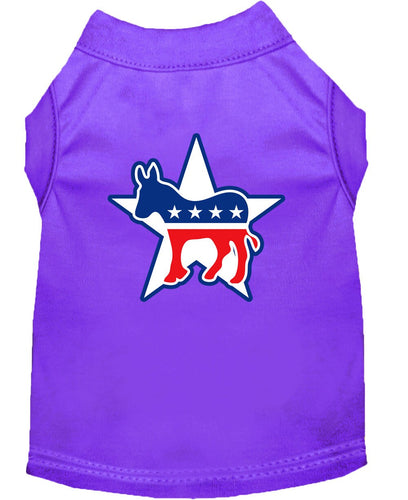 Pet Dog & Cat Shirt Screen Printed, Democrat