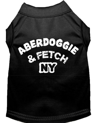 Pet Shirt Aberdoggie and Fetch NY