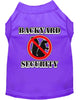 Pet Dog & Cat Shirt Screen Printed, Backyard Security