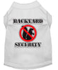 Pet Dog & Cat Shirt Screen Printed, Backyard Security