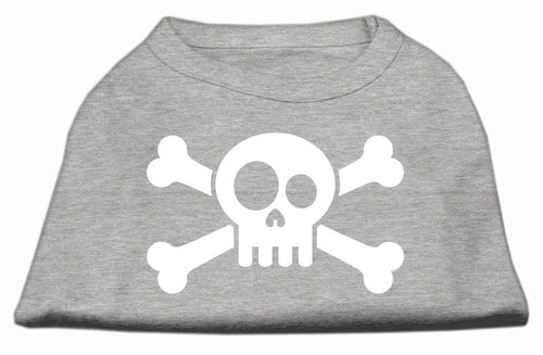 Pet Dog & Cat Shirt Screen Printed, Skull Crossbones