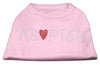 Pet Shirt Rhinestone, Adopted