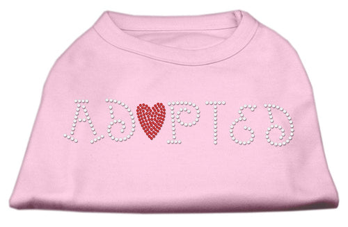 Pet Shirt Rhinestone, Adopted