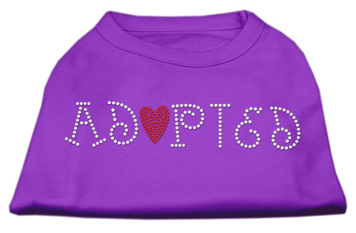 Pet Shirt Rhinestone, Adopted