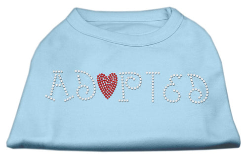 Pet Shirt Rhinestone, Adopted