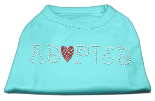 Pet Shirt Rhinestone, Adopted