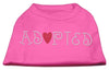 Pet Shirt Rhinestone, Adopted