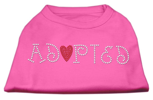 Pet Shirt Rhinestone, Adopted