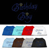 Pet Dog & Cat Shirt Rhinestone, Birthday Boy