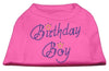 Pet Dog & Cat Shirt Rhinestone, Birthday Boy