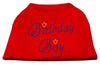 Pet Dog & Cat Shirt Rhinestone, Birthday Boy