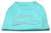Christmas Pet Dog & Cat Shirt Rhinestone, Merry Christmas