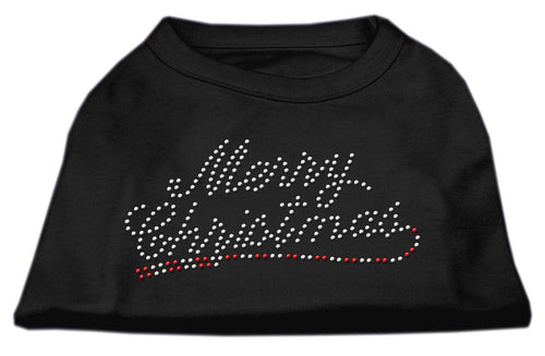 Christmas Pet Dog & Cat Shirt Rhinestone, Merry Christmas