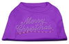 Christmas Pet Dog & Cat Shirt Rhinestone, Merry Christmas