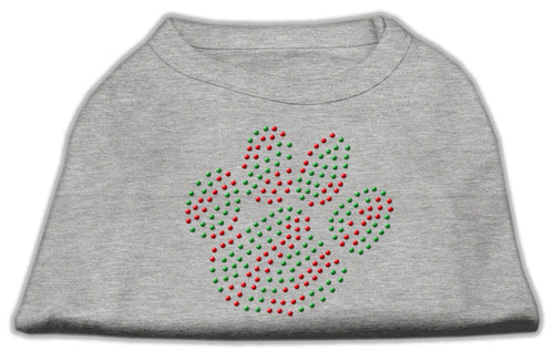 Christmas Pet Dog & Cat Shirt Rhinestone, Holiday Paw