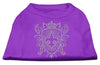 Pet Dog & Cat Shirt Rhinestone, Fleur De Lis Shield