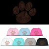 Pet Dog & Cat Shirt Rhinestone, Orange Paw