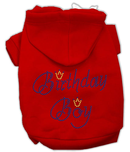 Birthday Pet Dog & Cat Hoodie Rhinestone, Birthday Boy