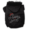 Christmas Pet Hoodie Rhinestone, Santa's Girl
