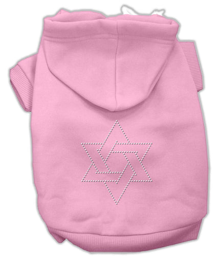 Hanukkah Pet Hoodie Rhinestone, Star Of David