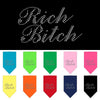 Pet and Dog Bandana Rhinestone, Rich Bitch