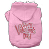 Pet Hoodie Rhinestone, Happy Valentine's Day