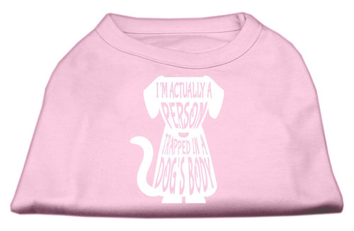 Pet Dog & Cat Shirt Screen Printed, Trapped In A Dog's Body