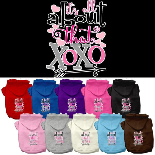 Pet Hoodie All About That XOXO
