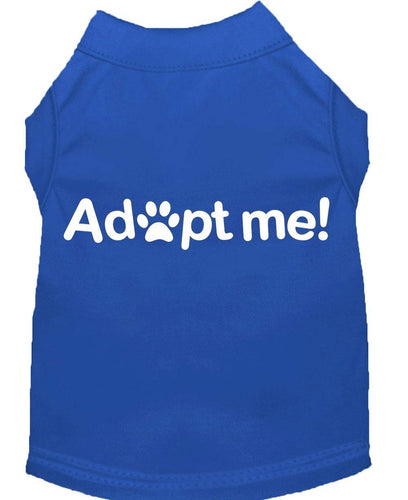 Pet Dog & Cat Shirt Screen Printed, Adopt Me