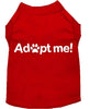 Pet Dog & Cat Shirt Screen Printed, Adopt Me