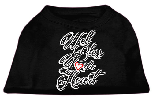 Pet Dog & Cat Shirt Screen Printed, Well Bless Your Heart