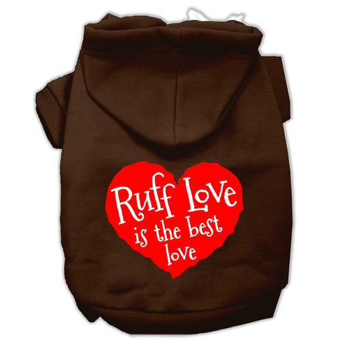Pet Hoodie Ruff Love